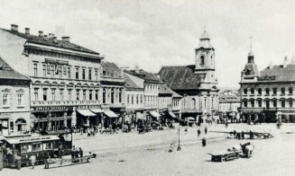 Plimbare în centrul Clujului, la începutul secolului XX