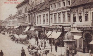 Plimbare în centrul Clujului, la începutul secolului XX
