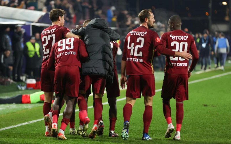 CFR Cluj, prestație modestă în fața liderului. FCSB a obținut victoria în Gruia