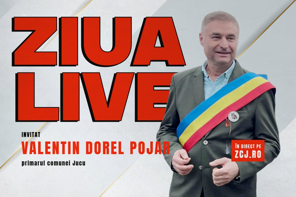 Valentin-Dorel Pojar, primarul comunei Jucu, invitat la ZIUA LIVE