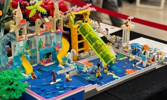 Weekend pentru iubitorii LEGO®: o replică de 1,5 m înălțime a Turnului Eiffel, din peste 10.000 de piese, expusă în Iulius Mall Cluj