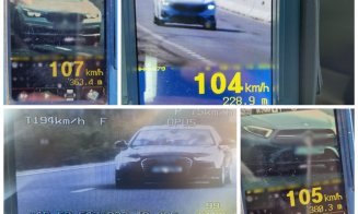 Inconștiență si teribilism la volan. Șoferi băuți sau cu viteză mare, depistați pe șoselele din Cluj
