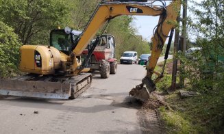 Un nou drum județean din Cluj a intrat în reparații. Ce lucrări se fac