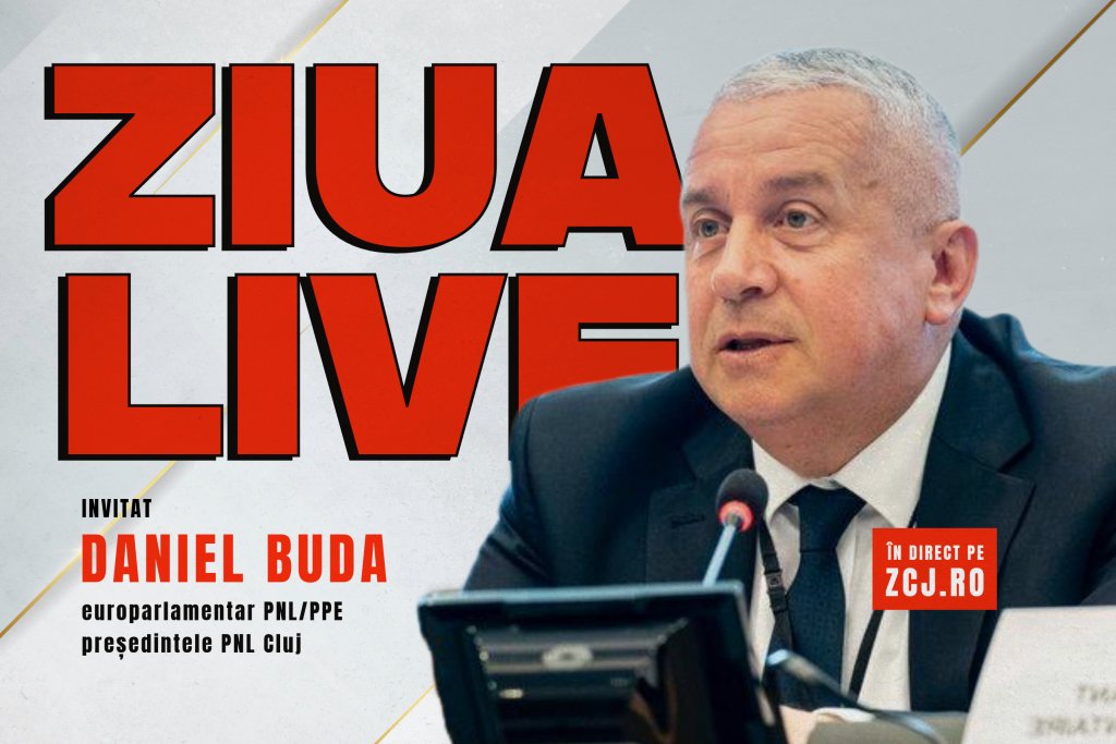 Daniel Buda, invitat la ZIUA LIVE: Radiografia alegerilor locale de la Cluj / Provocările următorului mandat în Parlamentul European