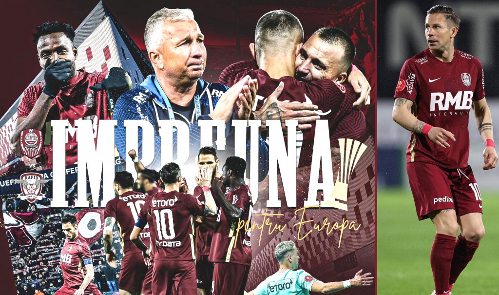 Dan Petrescu revine în Gruia la duelul "feroviar" CFR Cluj - Rapid / "Luptăm împreună pentru Europa" / "Publicul vrea şi spectacol"