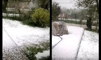 Maşini luate de viitură în prima zi de Paşte / Avertizare RO Alert: Cod portocaliu de averse torențiale