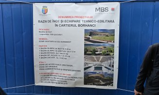A început șantierul la bazinul olimpic din HUB Borhanci