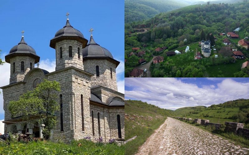 Satul din Ardeal, unic în România pentru drumul și biserica din marmură