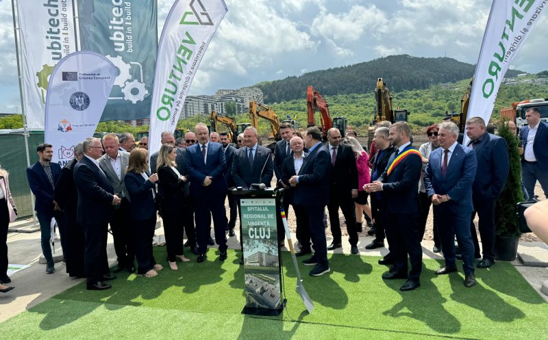 Un moment istoric pentru Cluj-Napoca: încep lucrările la Spitalul Regional de Urgență. Centura metropolitană are startul lucrărilor în teren tot aici, pe 24 mai! (P)