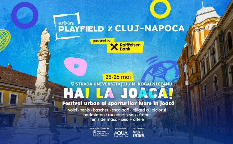 Cluj-Napoca, al doilea oraș de pe harta Urban Playfield