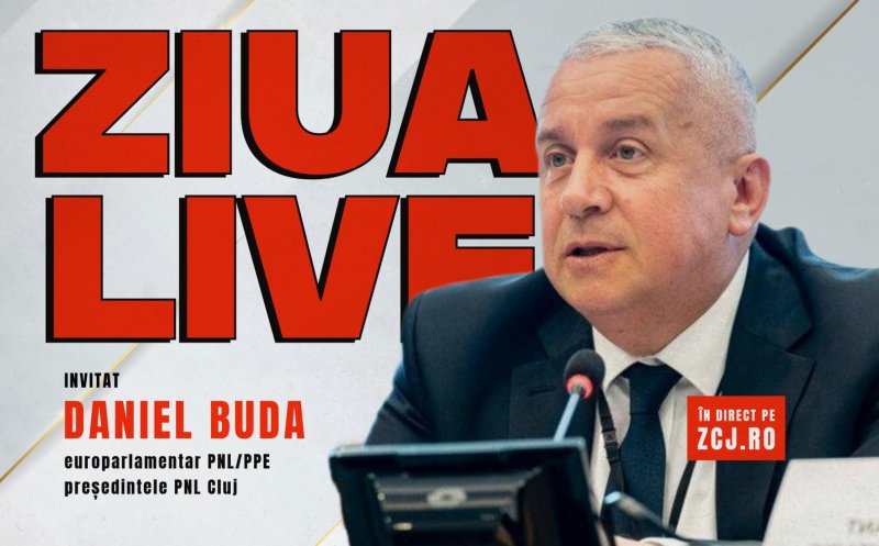 Liderul PNL Cluj, Daniel Buda, invitat la ZIUA LIVE
