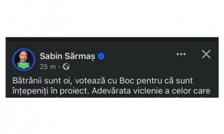 Deputatul invizibil Sabin Sărmaș jignește vârstnicii Clujului, făcându-i “oi”. Provoacă un conflict între generații! (P)