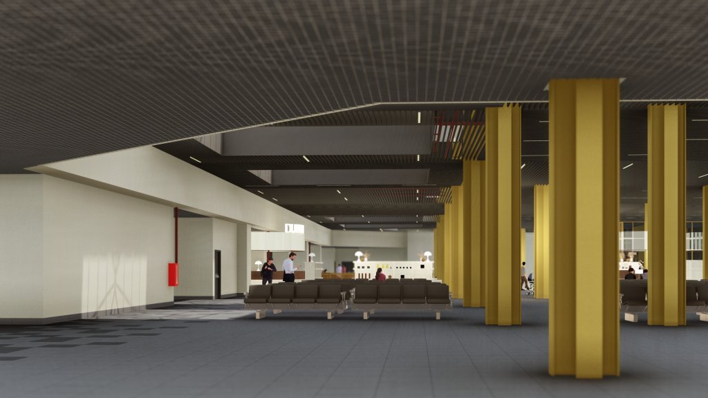 Când va fi inaugurat noul terminal plecări al Aeroportului Internațional Cluj. Lucrările sunt aproape GATA