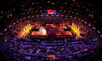 U-Banca Transilvania a câştigat titlul de campioană a României. Legendarul Ghiță Mureșan, în tribunele BT Arena, la Cluj-Napoca