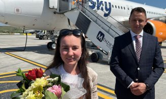 O tânără medic, pasagerul 1 milion la Aeroportul Cluj în 2024. Ce premiu a primit. David Ciceo: Vom avea cele mai mari spații din zonele Schengen/Non 