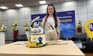 O tânără medic, pasagerul 1 milion la Aeroportul Cluj în 2024. Ce premiu a primit. David Ciceo: Vom avea cele mai mari spații din zonele Schengen/Non 