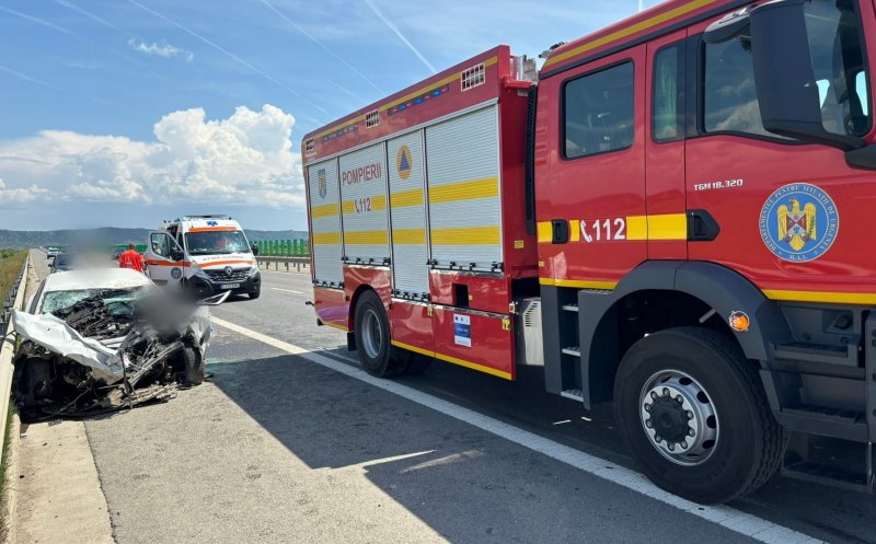 Accident grav pe Autostrada A3 cu un camion și o mașină. Un bărbat a murit