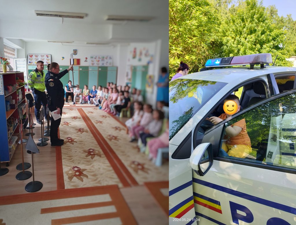 Săptămâna Prevenirii Criminalității la Gherla: Sute de copii au participat la activități educaționale alături de polițiști