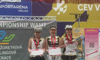 Majoretele de la Clubul sportiv UMF Magic şi Madness, campioane europene în Cehia la 3 categorii