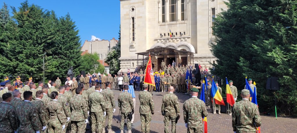 Spitalul Militar din Cluj-Napoca a primit Drapelul de Luptă