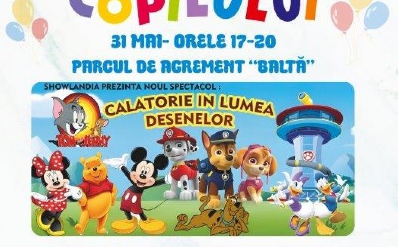 Dansuri, ateliere de pictură, teatru și multă veselie de Ziua Copilului, la Dej
