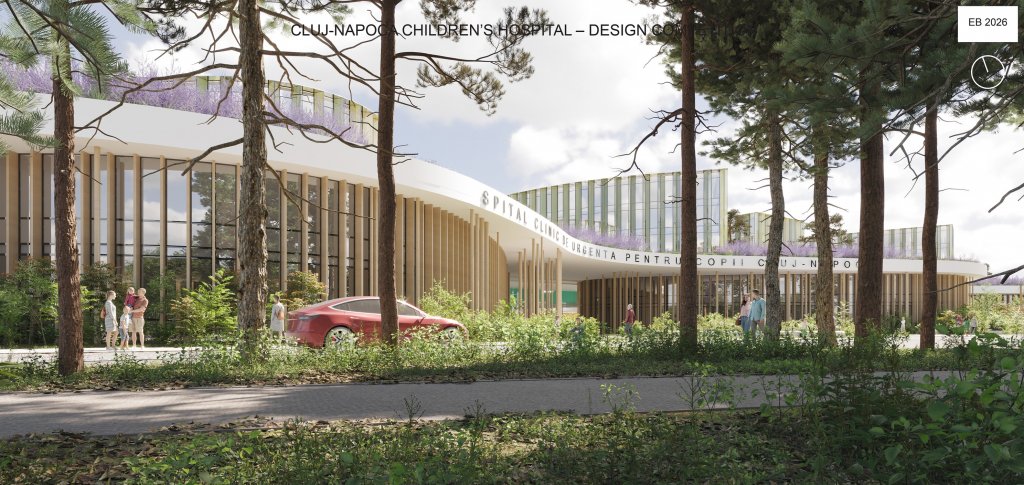 Proiectul Spitalului Pediatric Monobloc din Cluj, nominalizat la premiere în cadrul unei prestigioase competiții europene