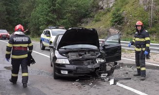 Cum s-a produs accidentul dintre Beliș și Călățele / Șoferiță de 44 de ani, pe contrasens, cu alcoolemie de 0,87