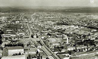 Vedere aeriană din Mărăști, anii '50