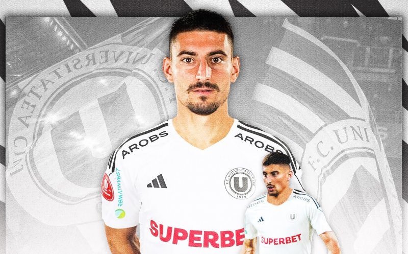 "U" Cluj continuă seria transferurilor tari. Un fundaș de play-off va juca în alb și negru