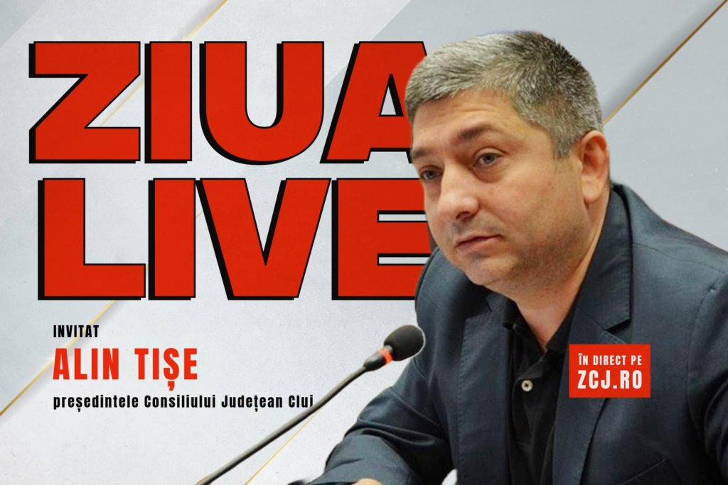 Președintele CJ Cluj, Alin Tișe, invitat la ZIUA LIVE