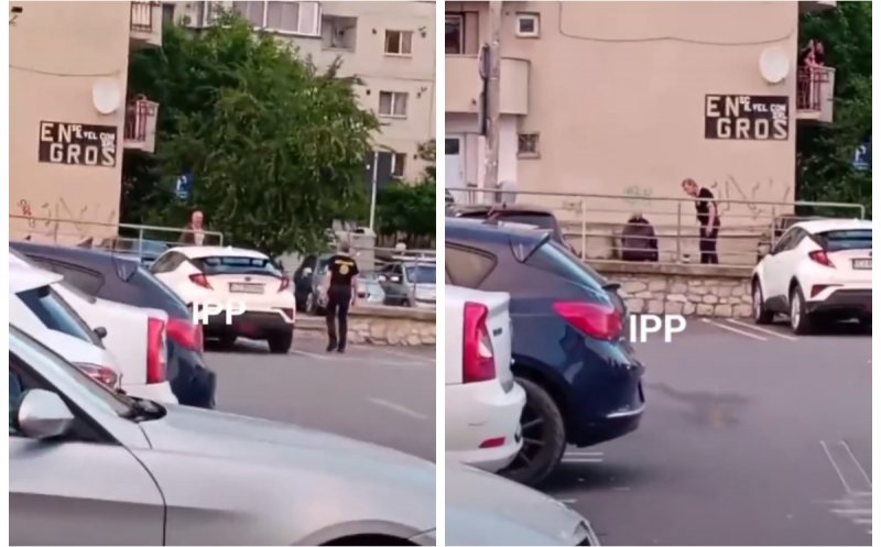 Incident șocant la Kaufland Mănăștur. Un bărbat a fost agresat de un agent de pază și stropit cu spray lacrimogen