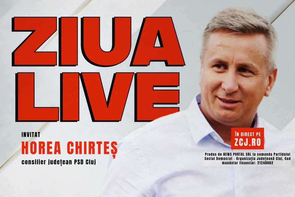 Consilierul județean Horea Chirteș, invitat la ZIUA LIVE