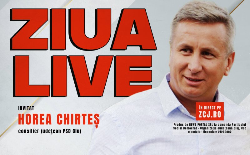 Consilierul județean Horea Chirteș, invitat la ZIUA LIVE