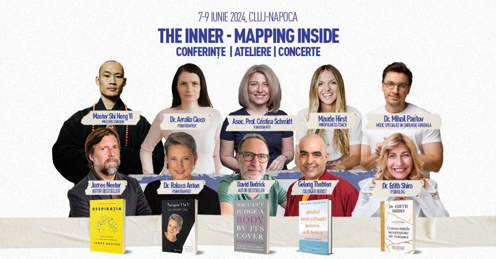 Începe The Inner - Mapping Inside 2024: Cel Mai Mare Eveniment de Explorare a Stării de Bine și Creștere Personală din România