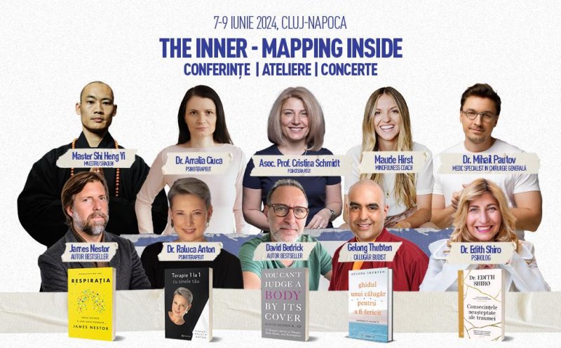 Începe The Inner - Mapping Inside 2024: Cel Mai Mare Eveniment de Explorare a Stării de Bine și Creștere Personală din România