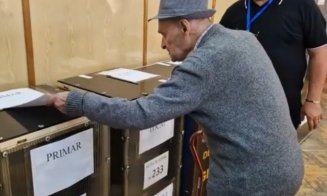 Un veteran de război de 108 ani din Cluj, unul dintre cei mai în vârstă alegători din țară, a ieșit la vot