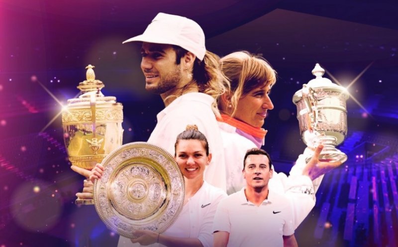 Doar câteva ore până la meciul Sports Festival cu Simona Halep și Andrei Pavel vs Andre Agassi și Steffi Graf
