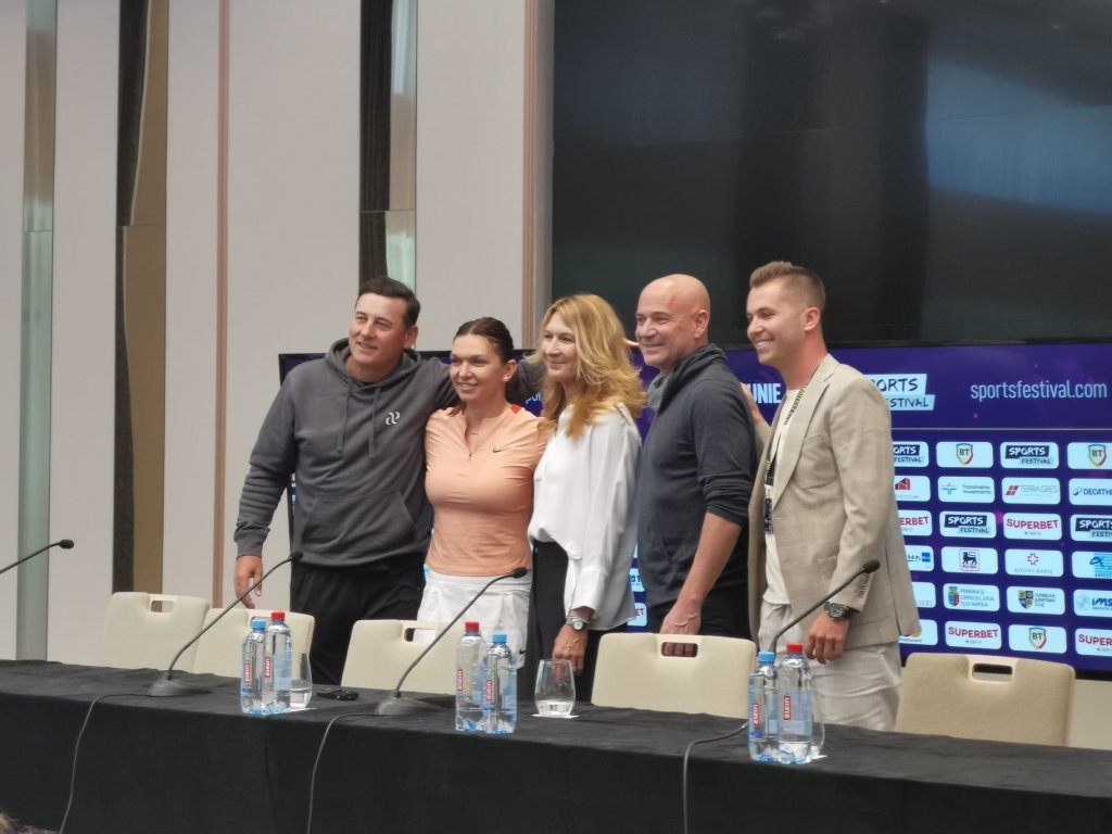 Se anunță spectacol de gală la Sports Festival 2024. Andre Agassi și Steffi Graf, încântați de prima vizită în România