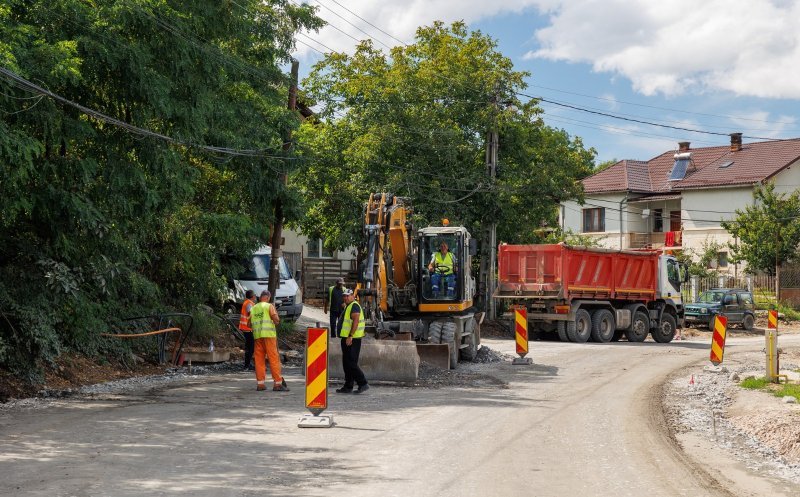 Când va fi finalizată strada Valea Chintăului. Boc: "Mult a fost, puțin mai este"