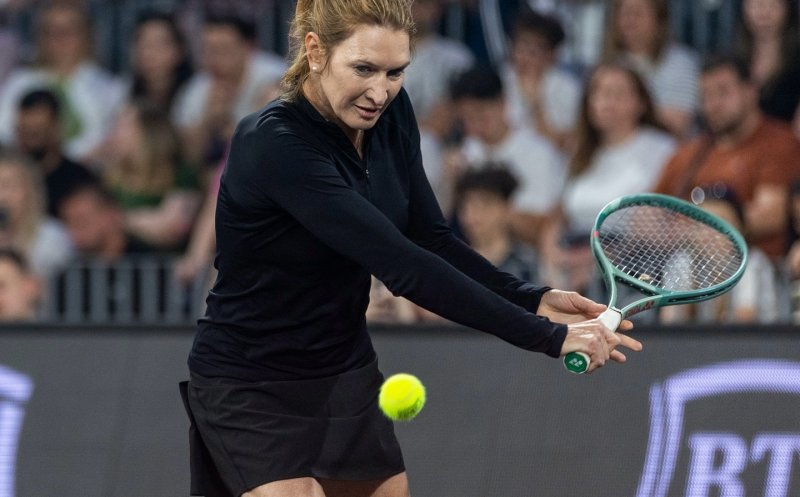 Steffi Graf, cerută în căsătorie la Cluj, în timpul demonstrativului de la Sports Festival