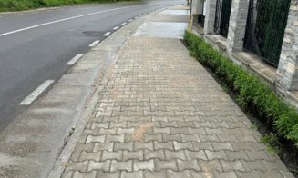Se fac trotuare noi în două localități din județul Cluj