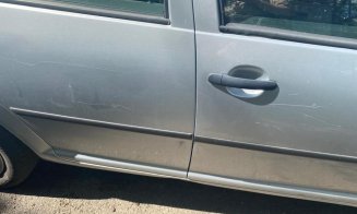 Au fost VANDALIZATE pe Frunzişului toate maşinile care NU au numere de Cluj / "Problema nu e că am parcat pe trotuare, ci ca suntem vinituri"