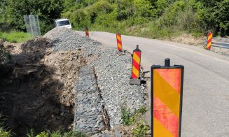 Un nou drum județean din Cluj a intrat în reparații. Ce lucrări se fac