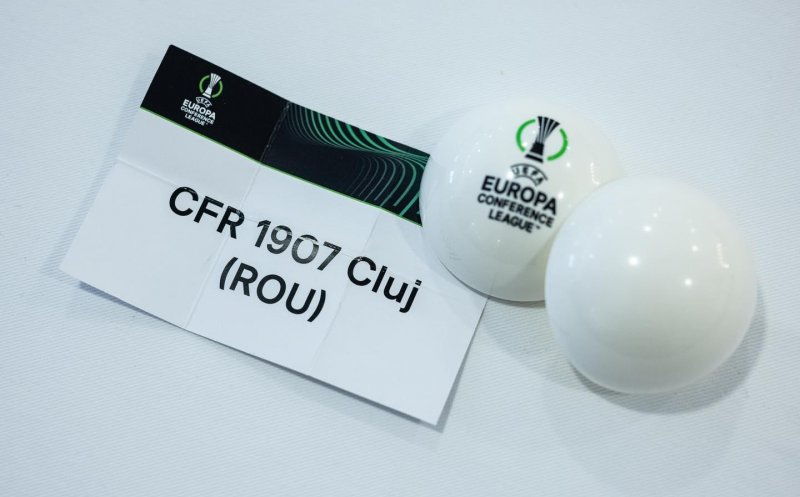Tragere la sorți UEFA Conference League. Pe cine va întâlni CFR Cluj în turul 2 preliminar