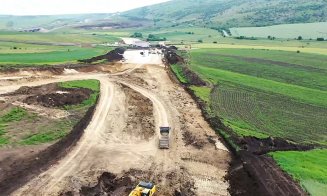 Stadiul lucrărilor la Drumul Expres Turda – Tureni a ajuns la 40%