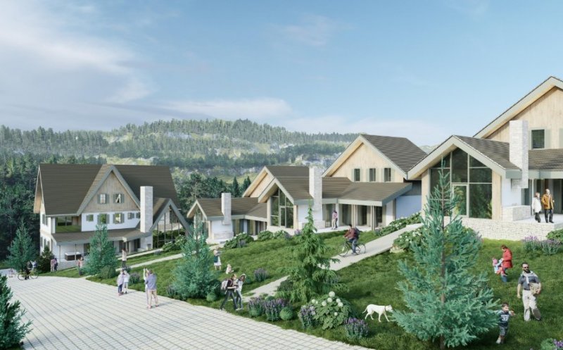 Ce se mai construiește prin județul Cluj: centru sportiv și de agrement + cabane, la munte