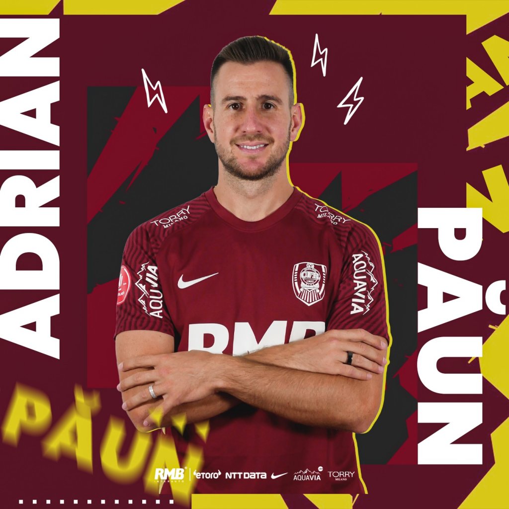 CFR Cluj a oficializat întoarcerea lui Păun: "Bine ai revenit acasă!"