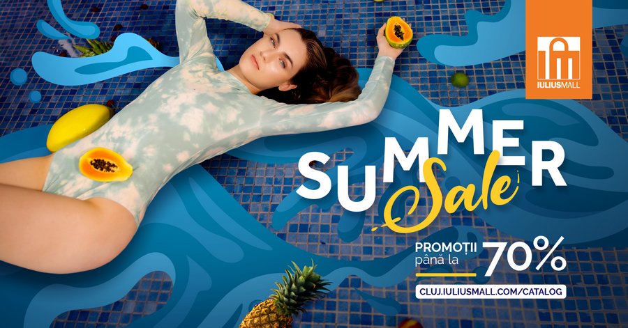 Pregătește-te de vacanța de vară cu Summer Sales! Brandurile din Iulius Mall Cluj afișează reduceri de până la 70%!