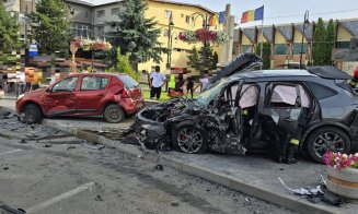 Accident grav în județul Cluj. Patru persoane au ajuns la spital