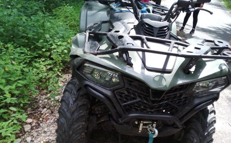 Încă un ACCIDENT cu ATV-ul în Cluj. Un tânăr a fost transportat de urgență la spital